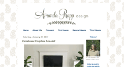 Desktop Screenshot of amandarappdesign.com
